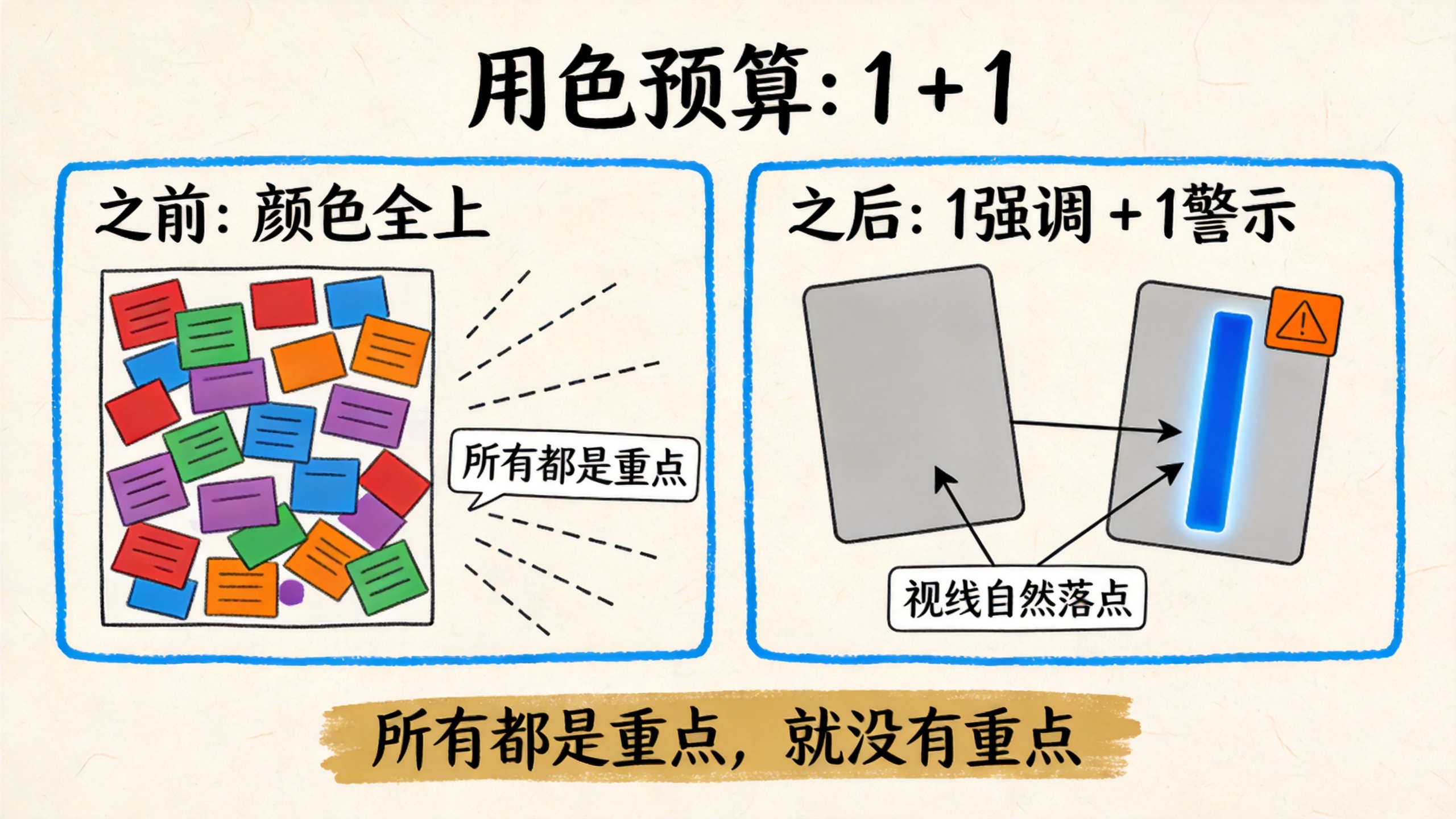 用色预算 1+1