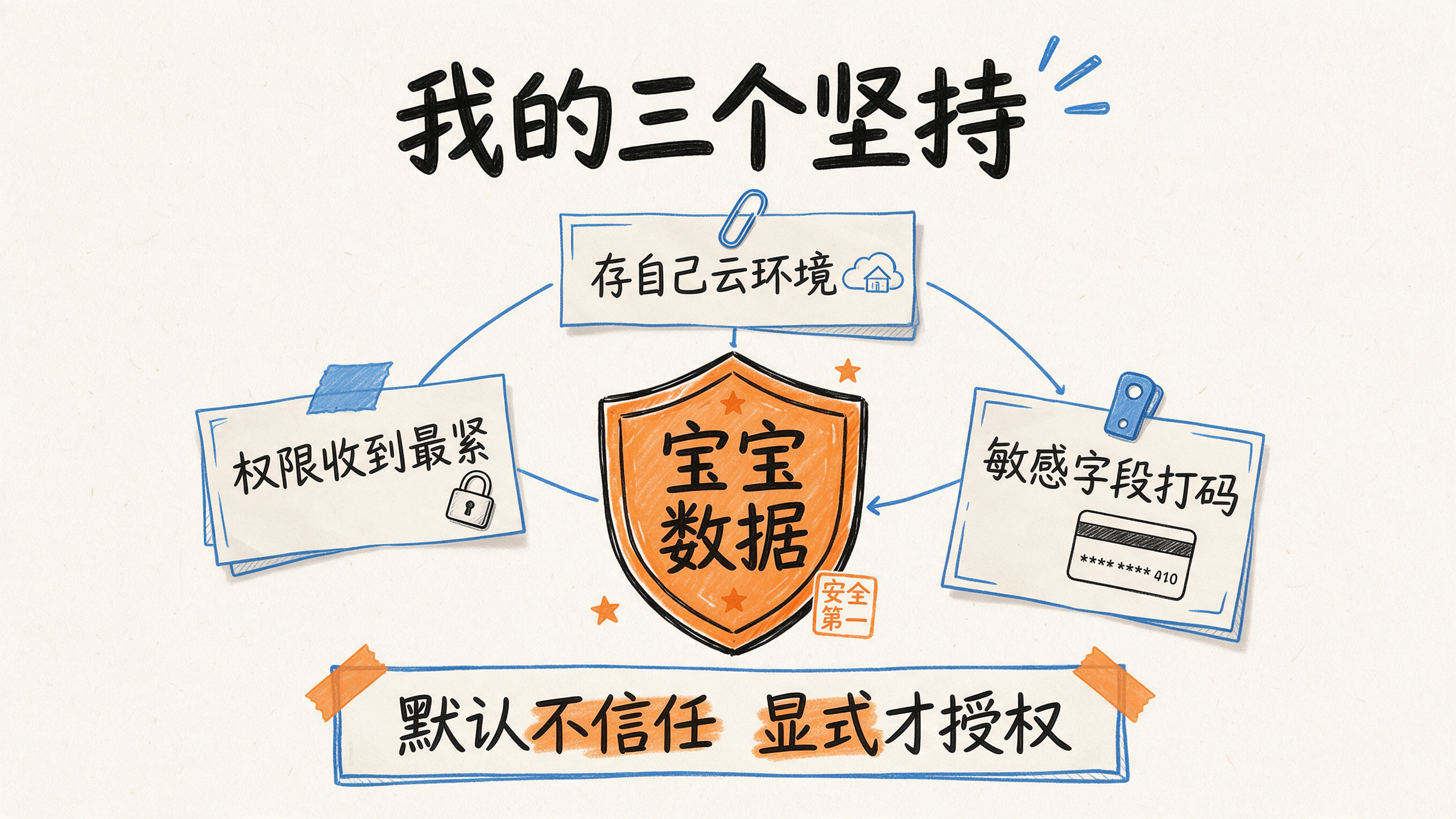 我的三个坚持