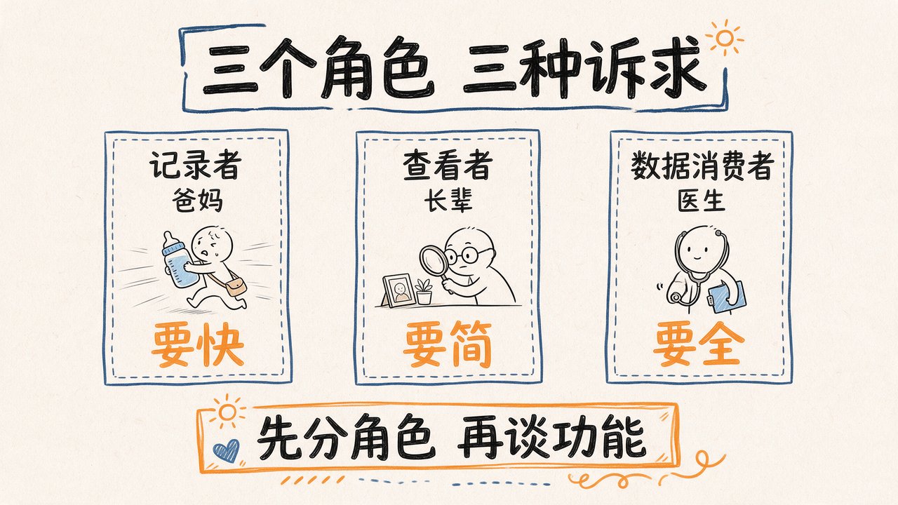 三个角色 三种诉求